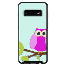 DistinctInk™ OtterBox Symmetry Series Case for Apple iPhone / Samsung Galaxy / Google Pixel - Pink Owl Cartoon