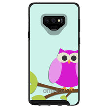 DistinctInk™ OtterBox Symmetry Series Case for Apple iPhone / Samsung Galaxy / Google Pixel - Pink Owl Cartoon