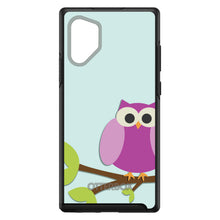 DistinctInk™ OtterBox Symmetry Series Case for Apple iPhone / Samsung Galaxy / Google Pixel - Pink Owl Cartoon