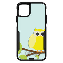 DistinctInk™ OtterBox Commuter Series Case for Apple iPhone or Samsung Galaxy - Yellow Owl Cartoon