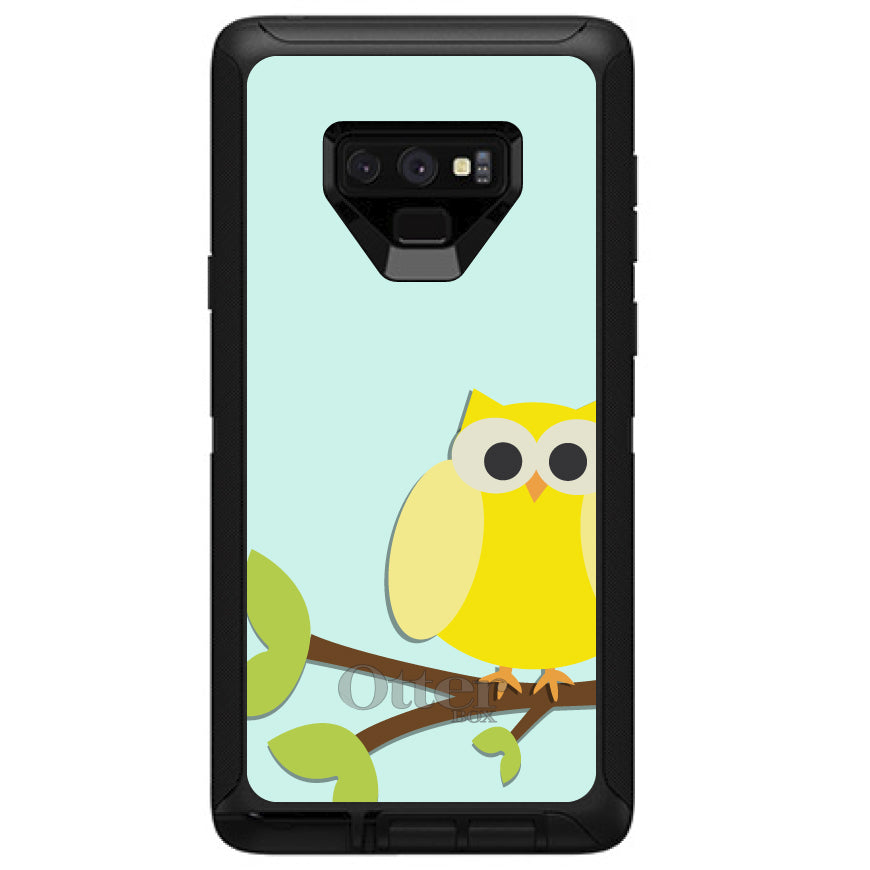 Yellow Owl Cartoon OtterBox Defender Case for iPhone & Galaxy, view 16