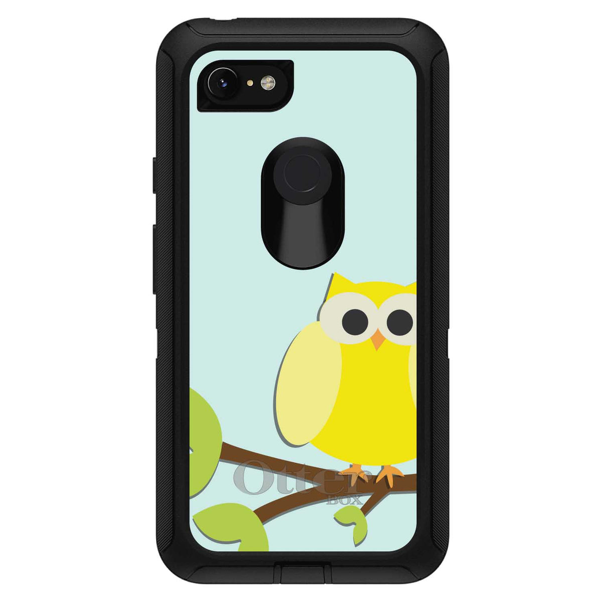 Yellow Owl Cartoon OtterBox Defender Case for iPhone & Galaxy, view 18