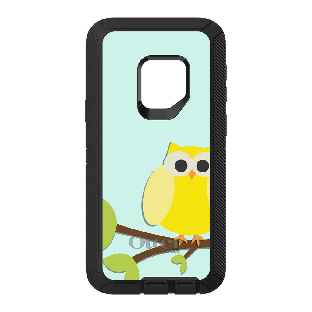 Yellow Owl Cartoon OtterBox Defender Case for iPhone & Galaxy, view 11