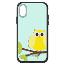 DistinctInk™ OtterBox Symmetry Series Case for Apple iPhone / Samsung Galaxy / Google Pixel - Yellow Owl Cartoon