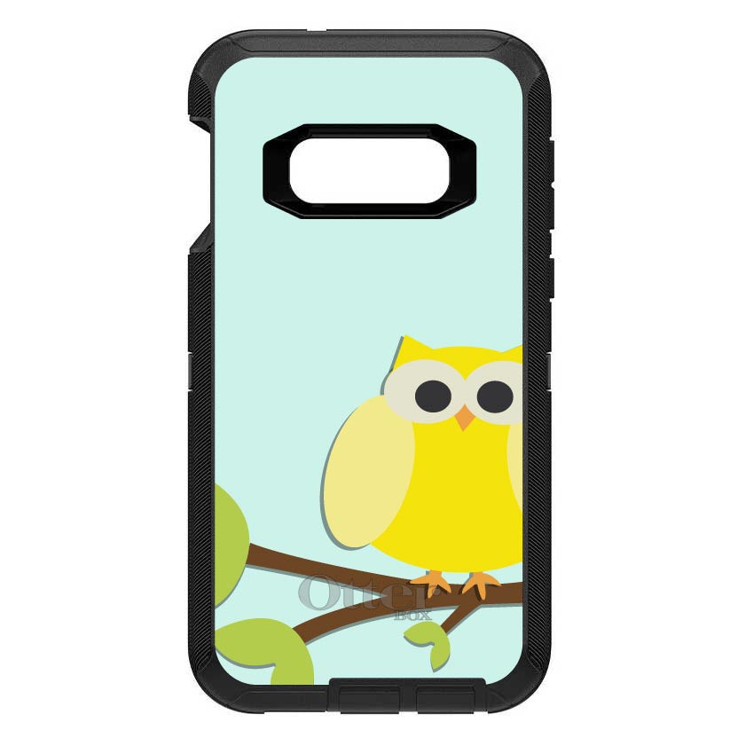 Yellow Owl Cartoon OtterBox Defender Case for iPhone & Galaxy, view 10