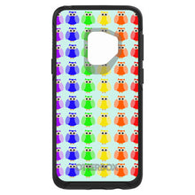DistinctInk™ OtterBox Symmetry Series Case for Apple iPhone / Samsung Galaxy / Google Pixel - Rainbow Owls Cartoon