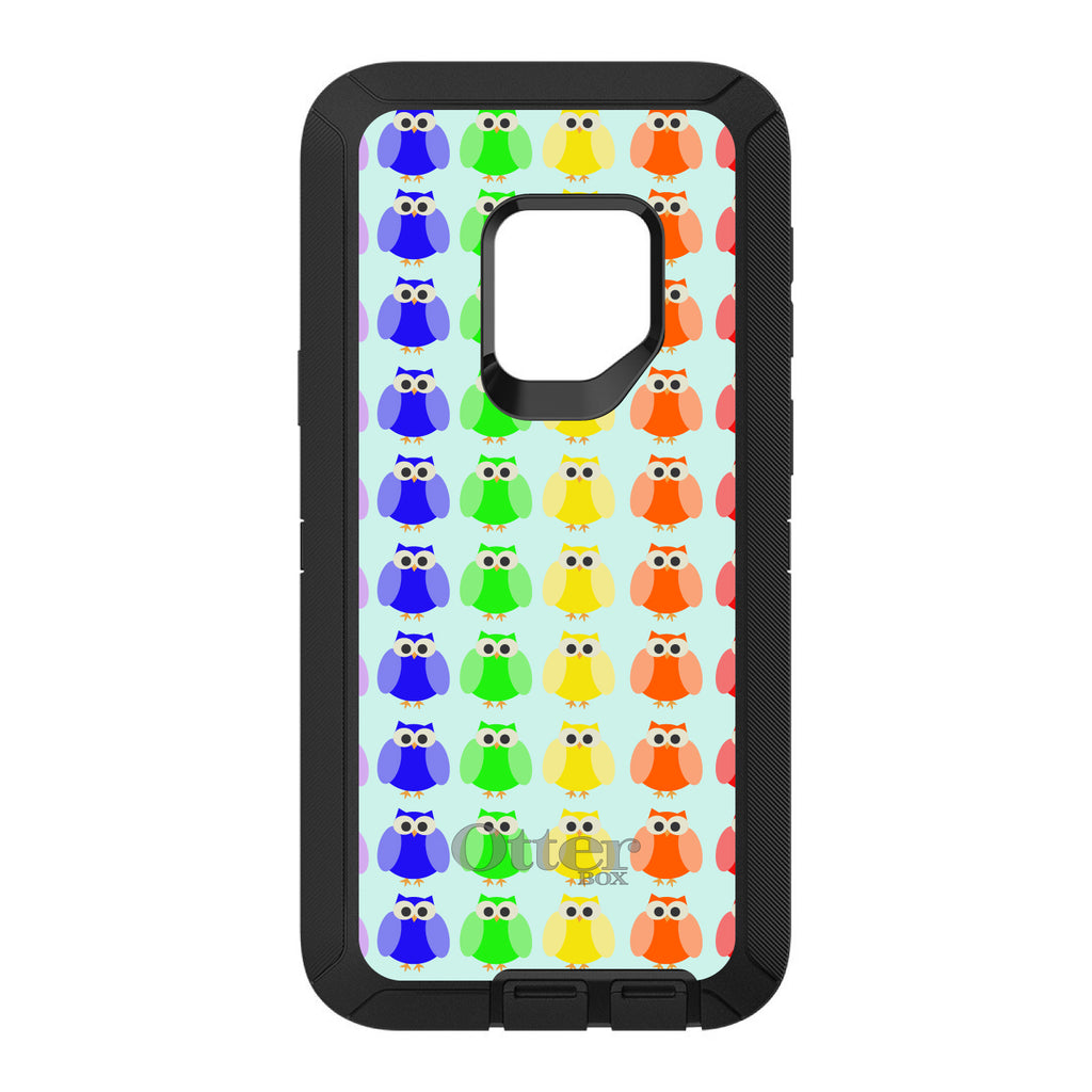 Rainbow Owls Cartoon OtterBox Defender Case for iPhone & Galaxy, view 11