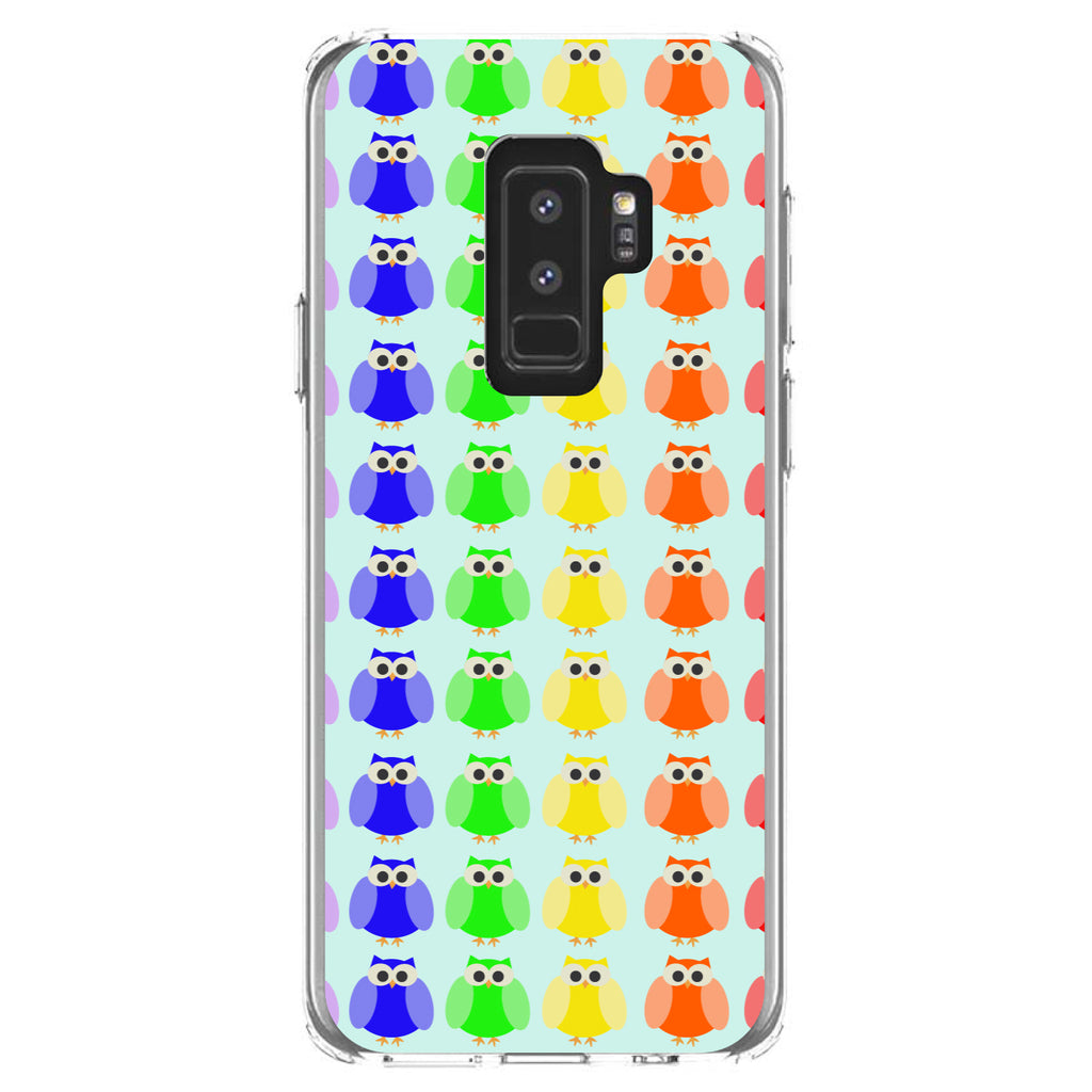 Rainbow Owls Cartoon Clear Shockproof iPhone Case, view 20
