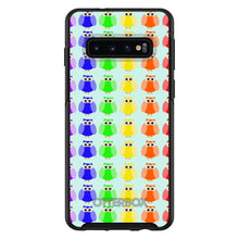 DistinctInk™ OtterBox Symmetry Series Case for Apple iPhone / Samsung Galaxy / Google Pixel - Rainbow Owls Cartoon