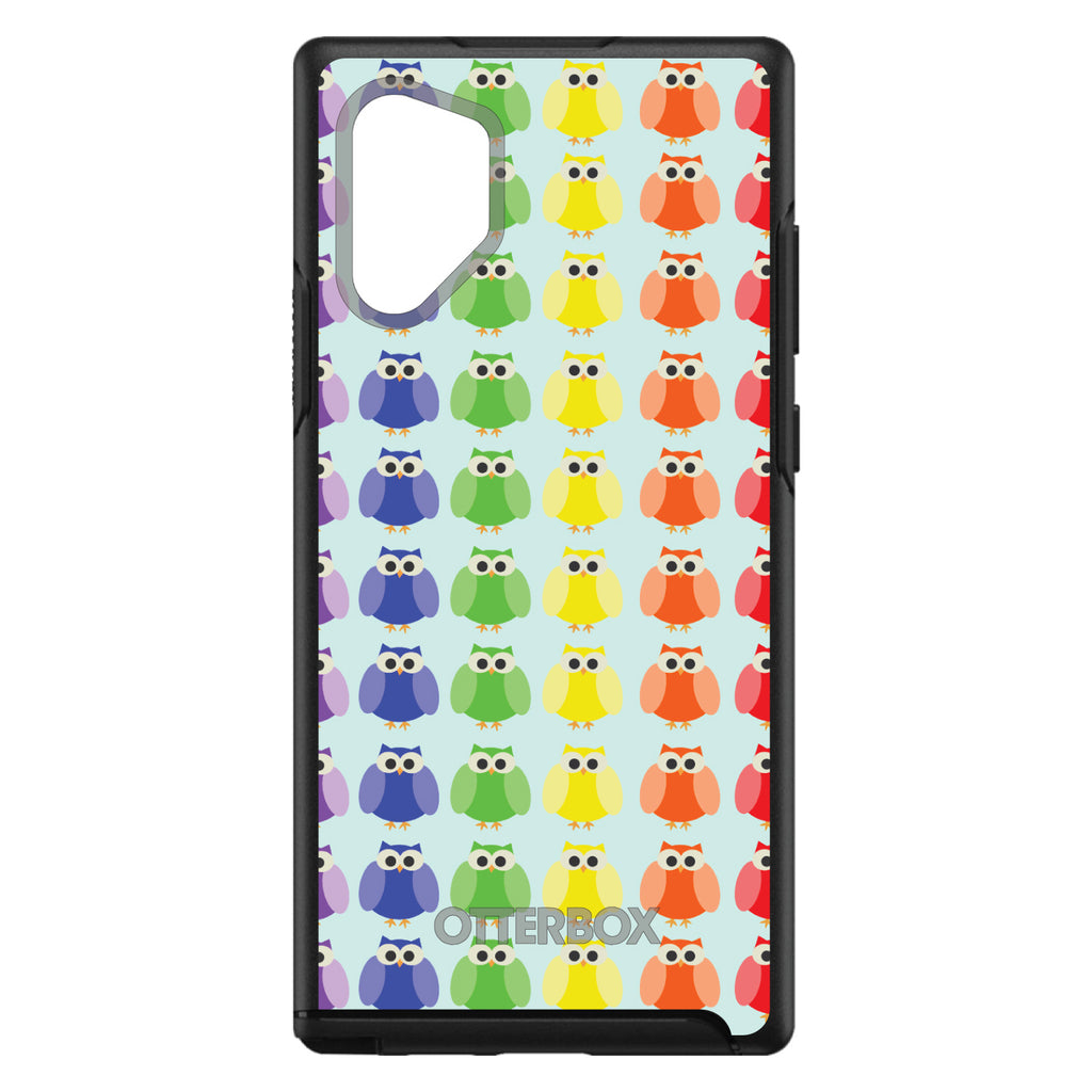 Rainbow Owls Cartoon OtterBox Symmetry Case for iPhone & Galaxy, view 12