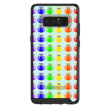 DistinctInk™ OtterBox Symmetry Series Case for Apple iPhone / Samsung Galaxy / Google Pixel - Rainbow Owls Cartoon