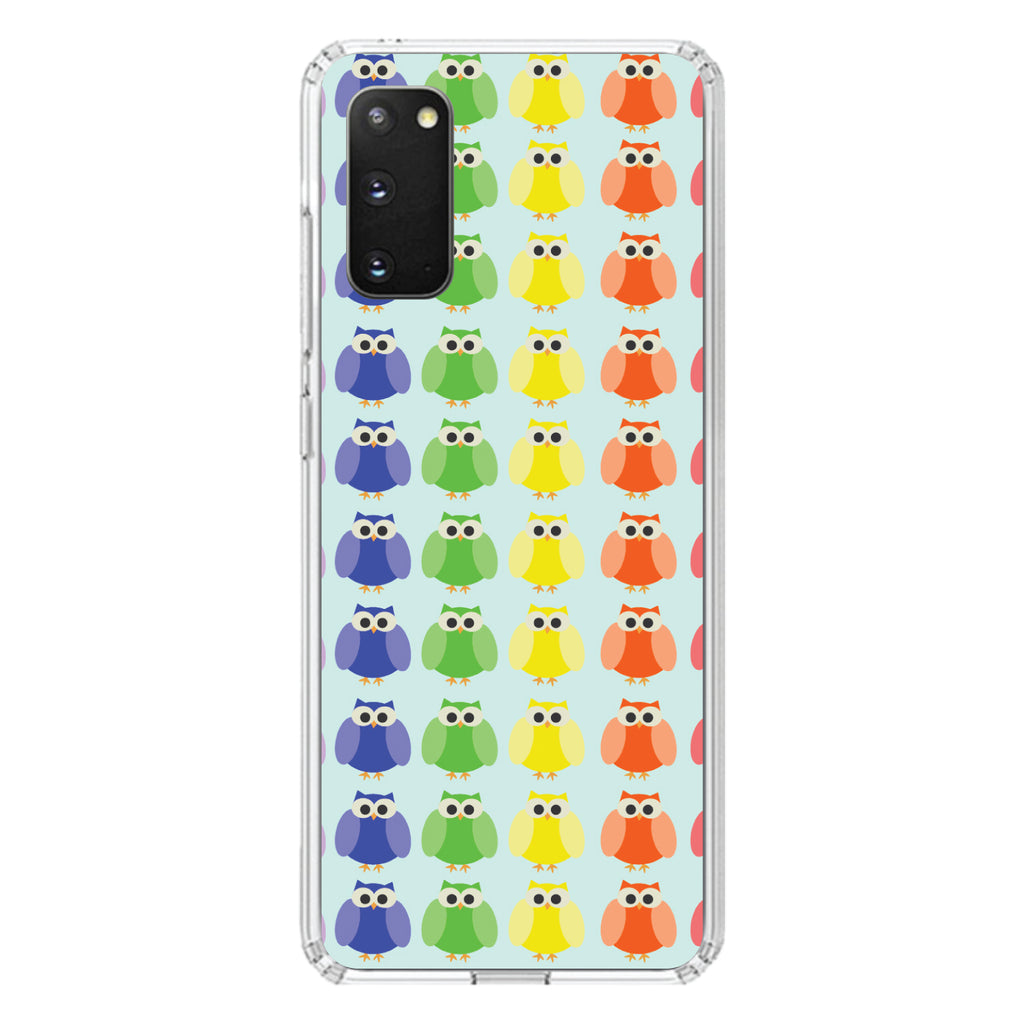 Rainbow Owls Cartoon Clear Shockproof iPhone Case, view 13
