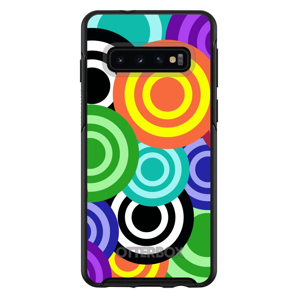 Multi Color Swirls OtterBox Symmetry Case for iPhone & Galaxy, view 6