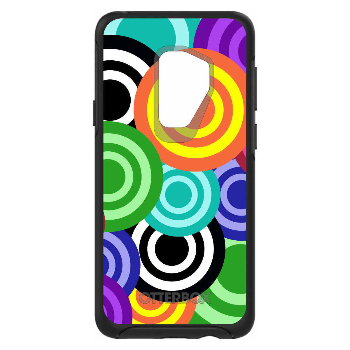 Multi Color Swirls OtterBox Symmetry Case for iPhone & Galaxy, view 9