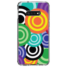 DistinctInk® Clear Shockproof Hybrid Case for Apple iPhone / Samsung Galaxy / Google Pixel - Multi Color Swirls