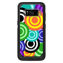 DistinctInk™ OtterBox Commuter Series Case for Apple iPhone or Samsung Galaxy - Multi Color Swirls