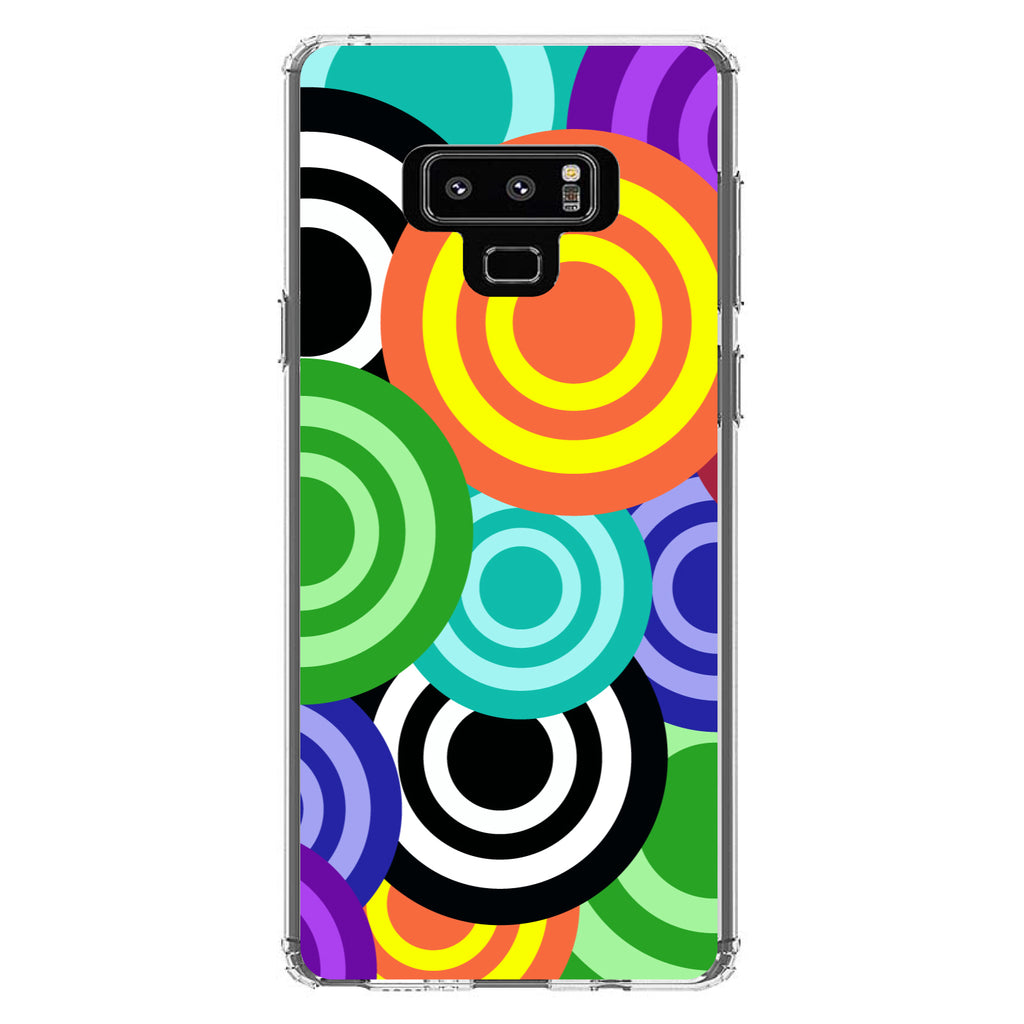 Multi Color Swirls Clear Shockproof iPhone Case, view 11