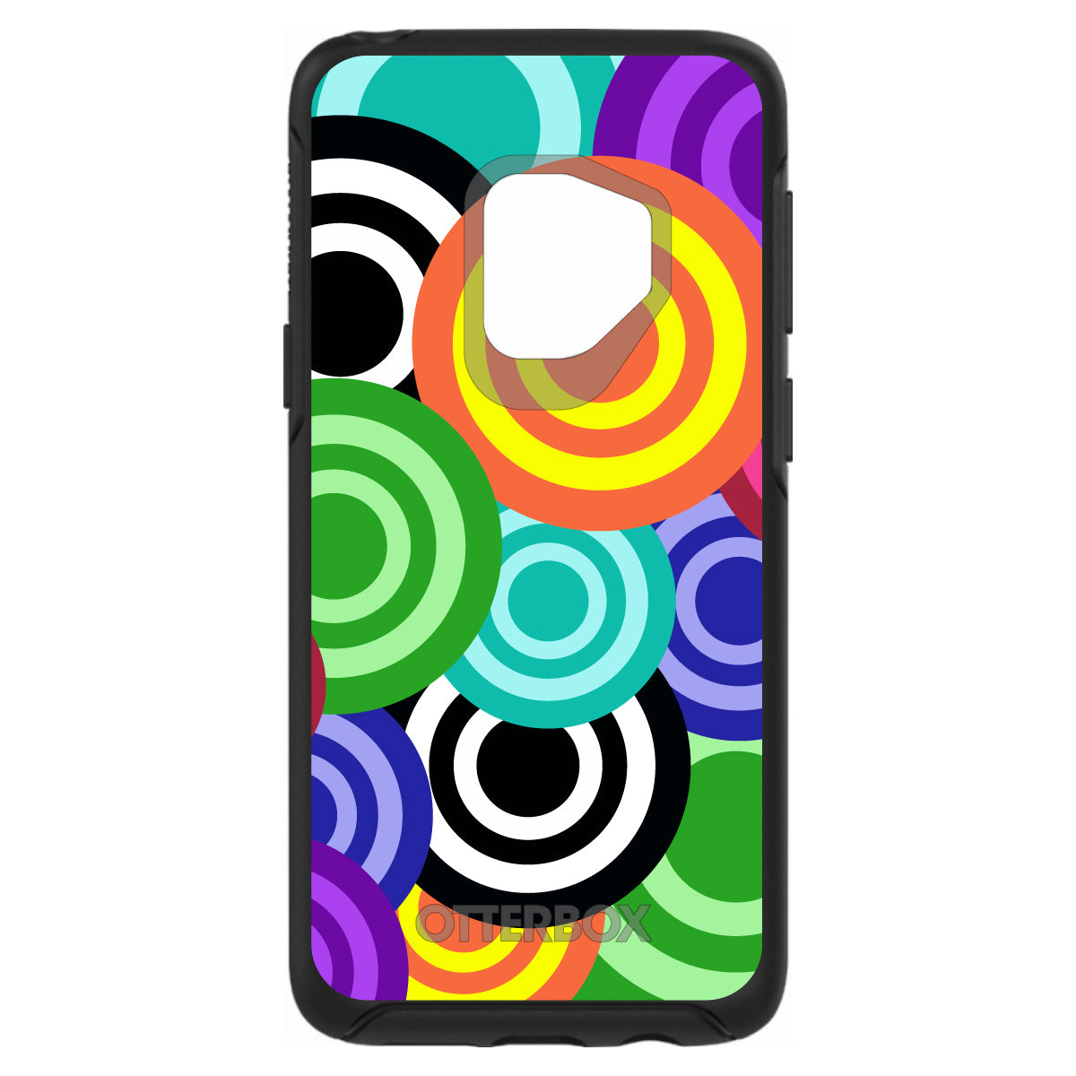 Multi Color Swirls OtterBox Symmetry Case for iPhone & Galaxy, view 8