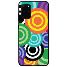 DistinctInk® Hard Plastic Snap-On Case for Apple iPhone or Samsung Galaxy - Multi Color Swirls
