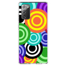 DistinctInk® Clear Shockproof Hybrid Case for Apple iPhone / Samsung Galaxy / Google Pixel - Multi Color Swirls