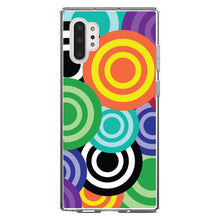 DistinctInk® Clear Shockproof Hybrid Case for Apple iPhone / Samsung Galaxy / Google Pixel - Multi Color Swirls
