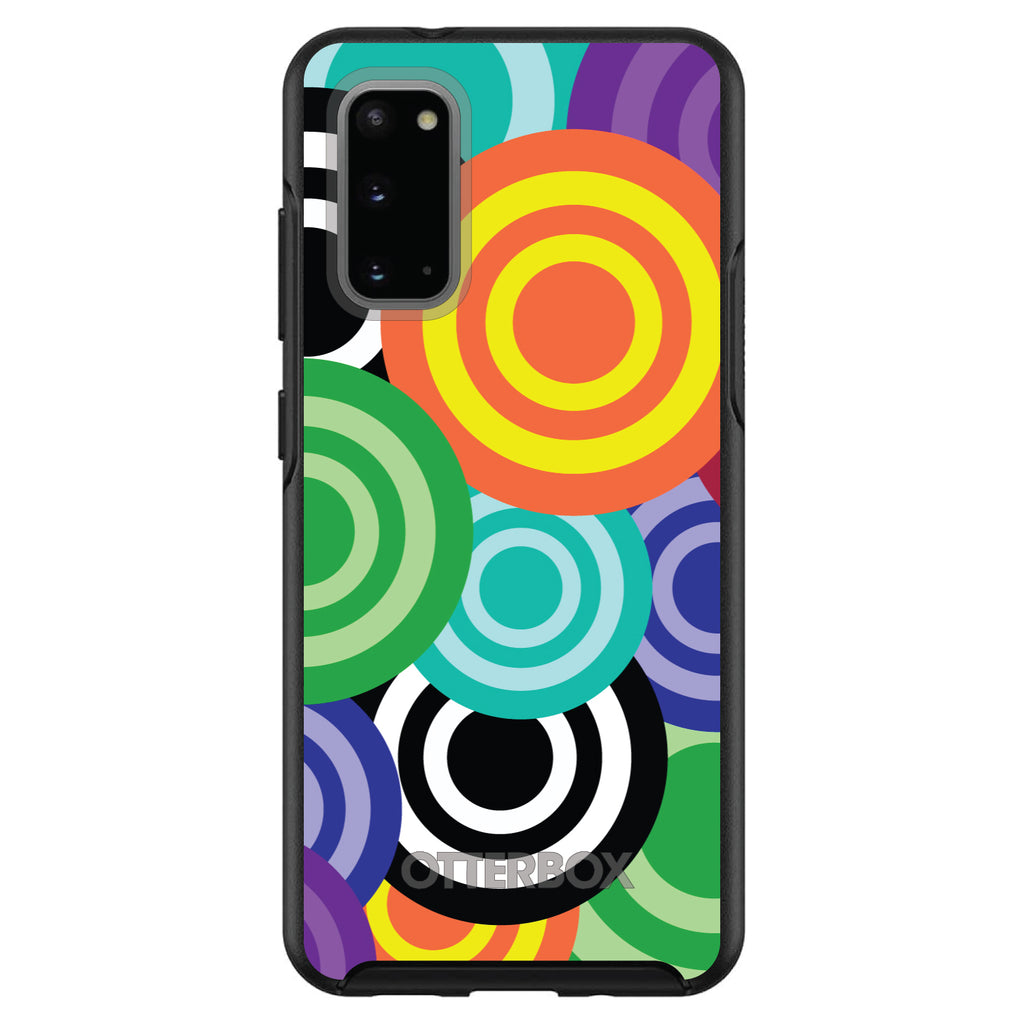 Multi Color Swirls OtterBox Symmetry Case for iPhone & Galaxy, view 5