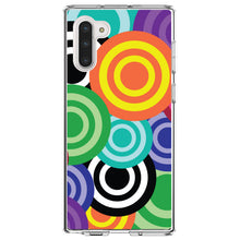 DistinctInk® Clear Shockproof Hybrid Case for Apple iPhone / Samsung Galaxy / Google Pixel - Multi Color Swirls