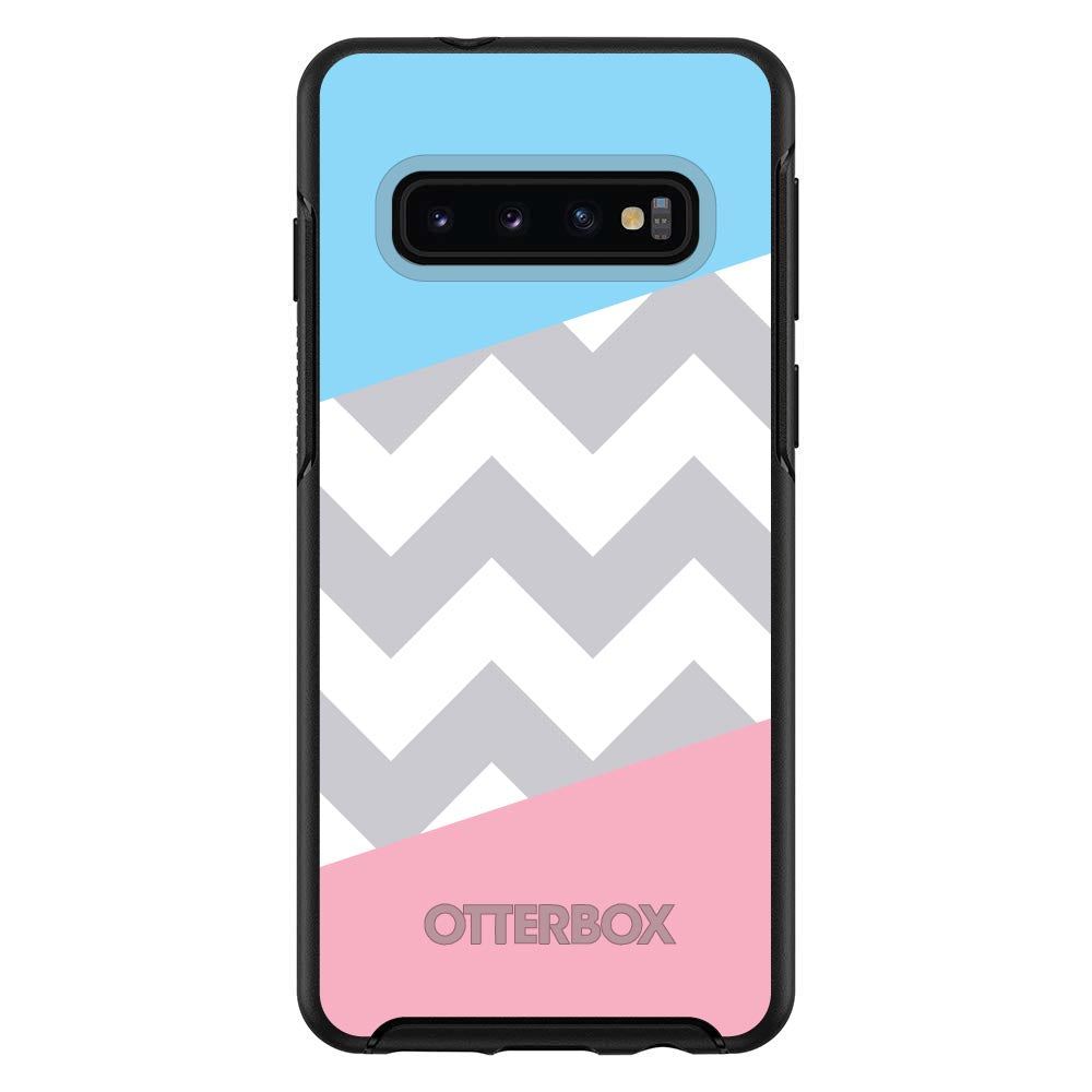 Pink Blue Block Grey Chevron OtterBox Symmetry Case for iPhone & Galaxy, view 6