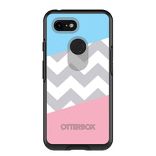 Pink Blue Block Grey Chevron OtterBox Symmetry Case for iPhone & Galaxy