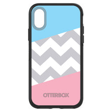 Pink Blue Block Grey Chevron OtterBox Symmetry Case for iPhone & Galaxy