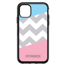Pink Blue Block Grey Chevron OtterBox Symmetry Case for iPhone & Galaxy
