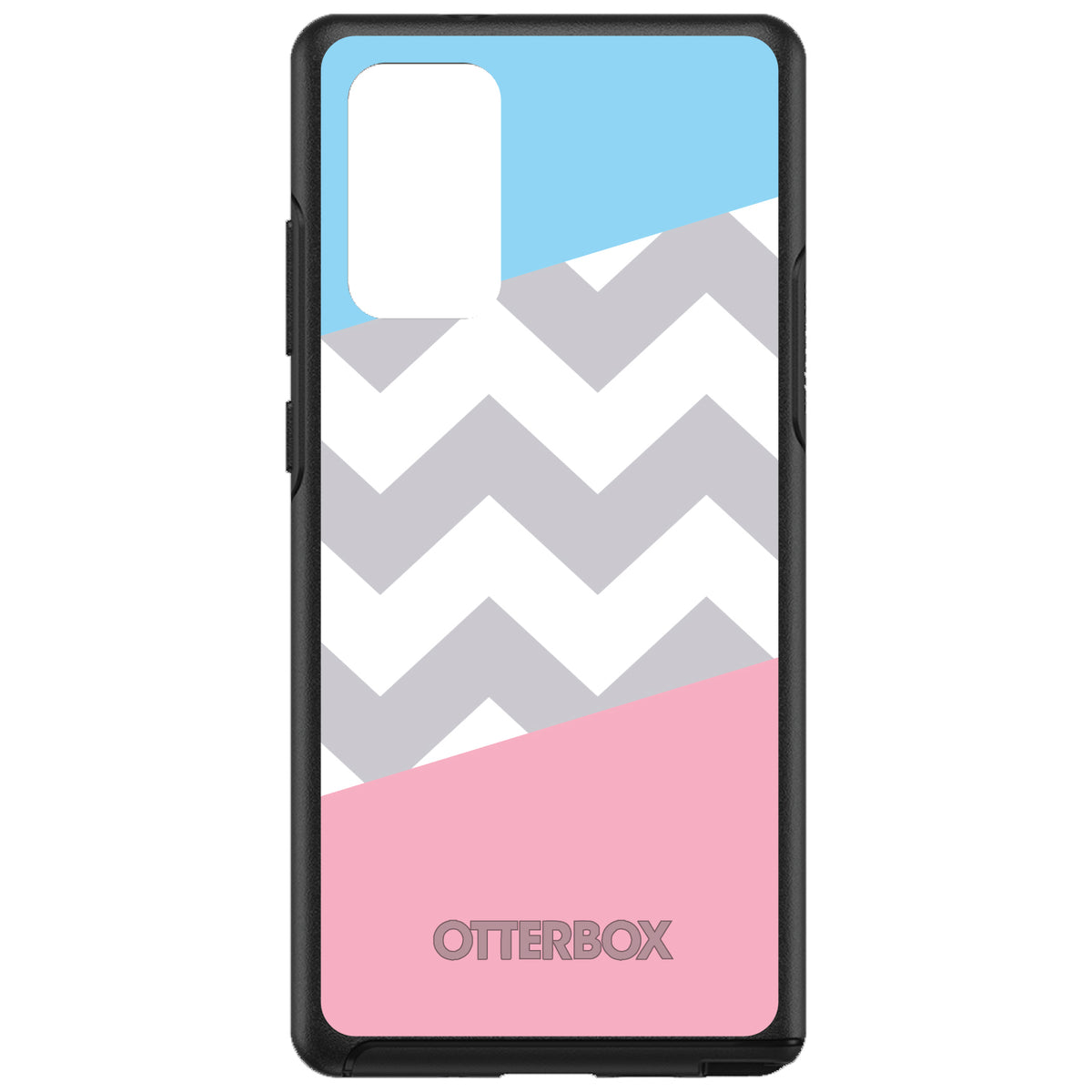 Pink Blue Block Grey Chevron OtterBox Symmetry Case for iPhone & Galaxy, view 10