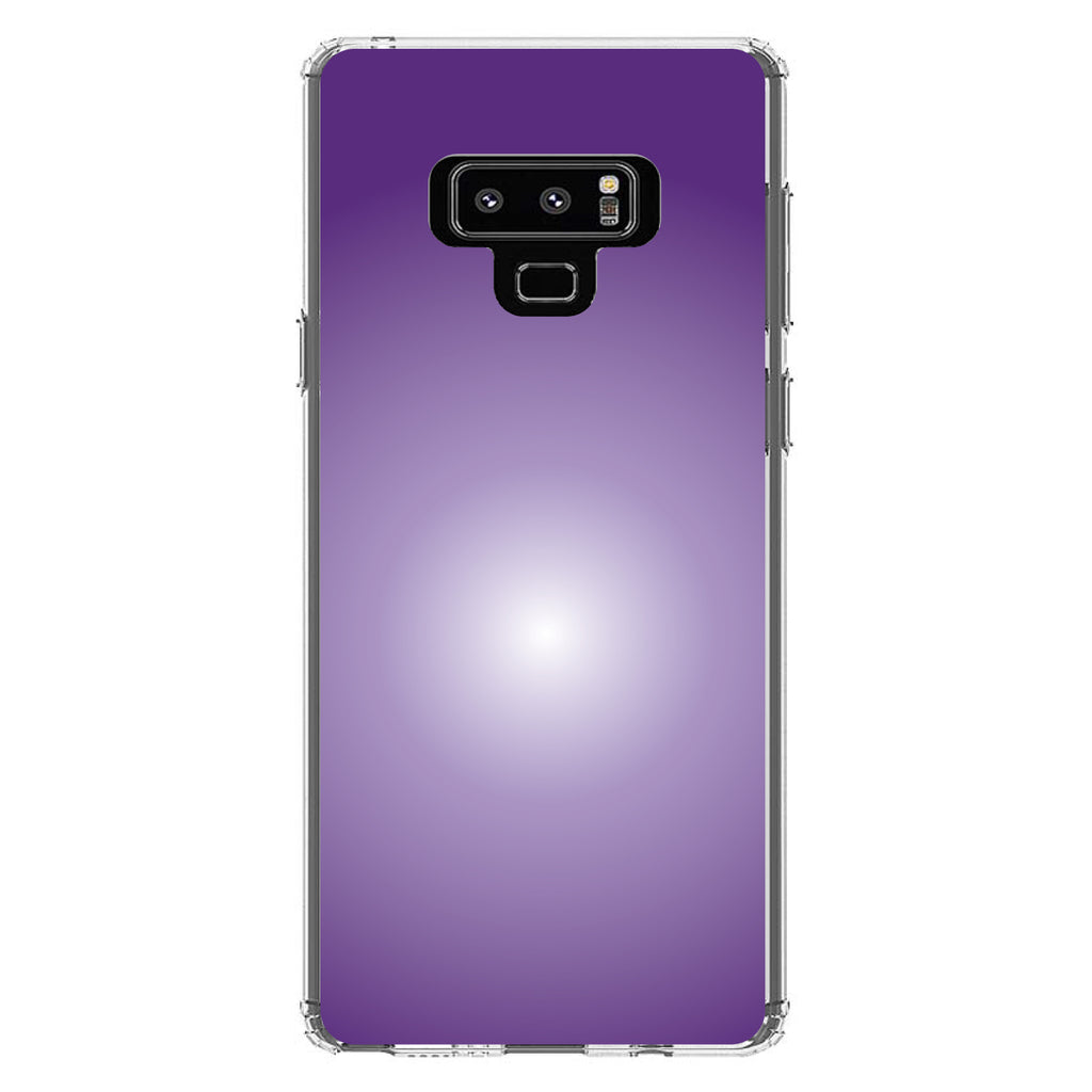 Purple White Gradient Burst Clear Shockproof iPhone Case, view 11