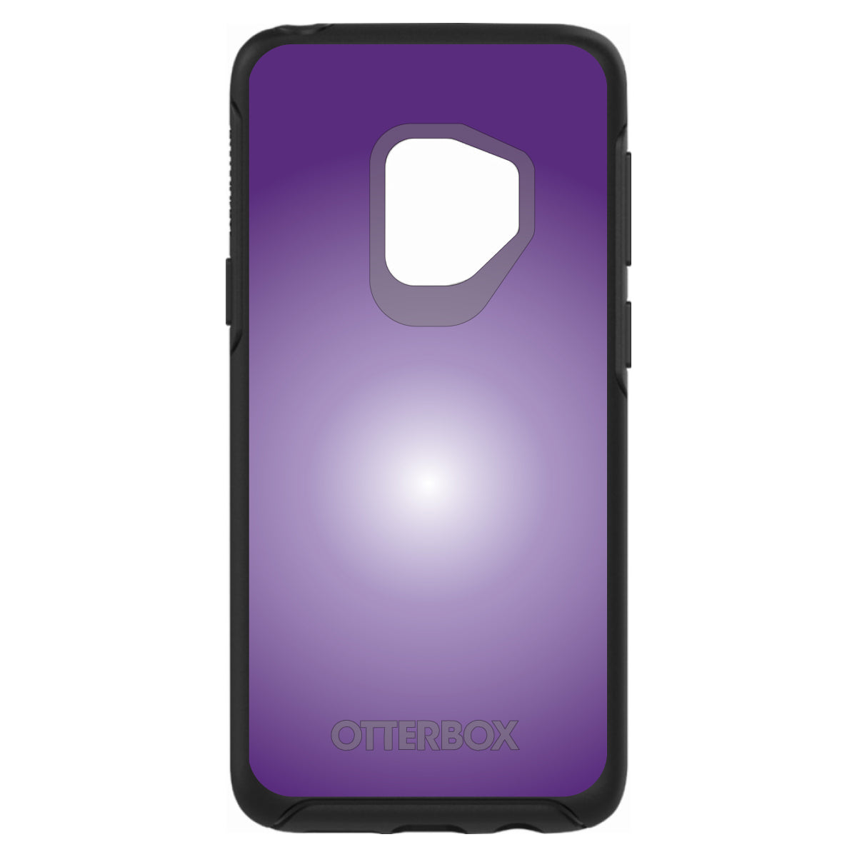 Purple White Gradient Burst OtterBox Symmetry Case for iPhone & Galaxy, view 8