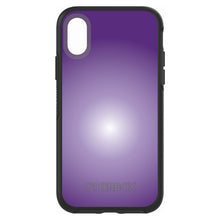 DistinctInk™ OtterBox Symmetry Series Case for Apple iPhone / Samsung Galaxy / Google Pixel - Purple White Gradient Burst