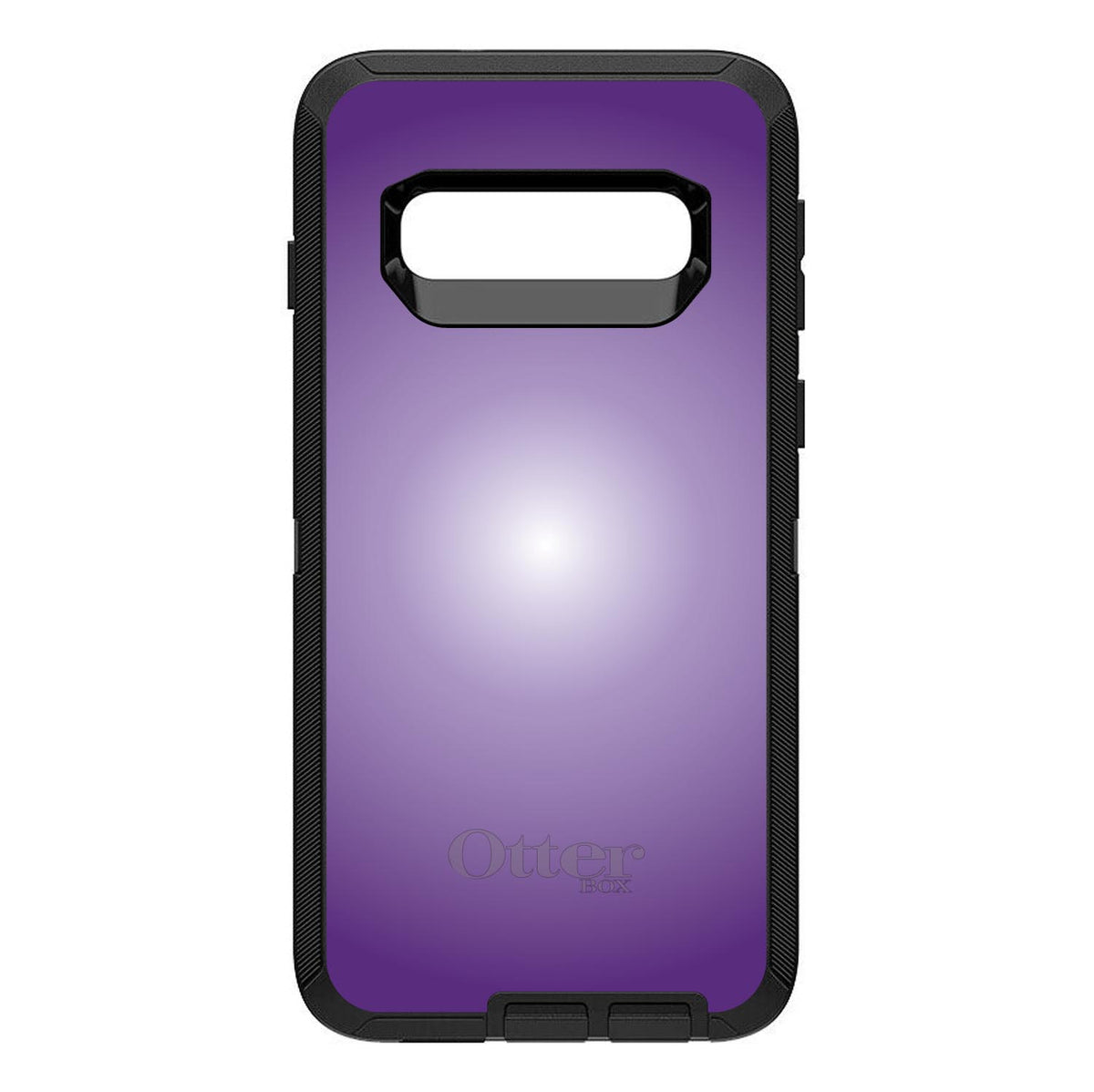 Purple White Gradient Burst OtterBox Defender Case for iPhone & Galaxy, view 6