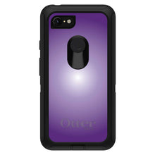 DistinctInk™ OtterBox Defender Series Case for Apple iPhone / Samsung Galaxy / Google Pixel - Purple White Gradient Burst
