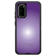 DistinctInk™ OtterBox Defender Series Case for Apple iPhone / Samsung Galaxy / Google Pixel - Purple White Gradient Burst