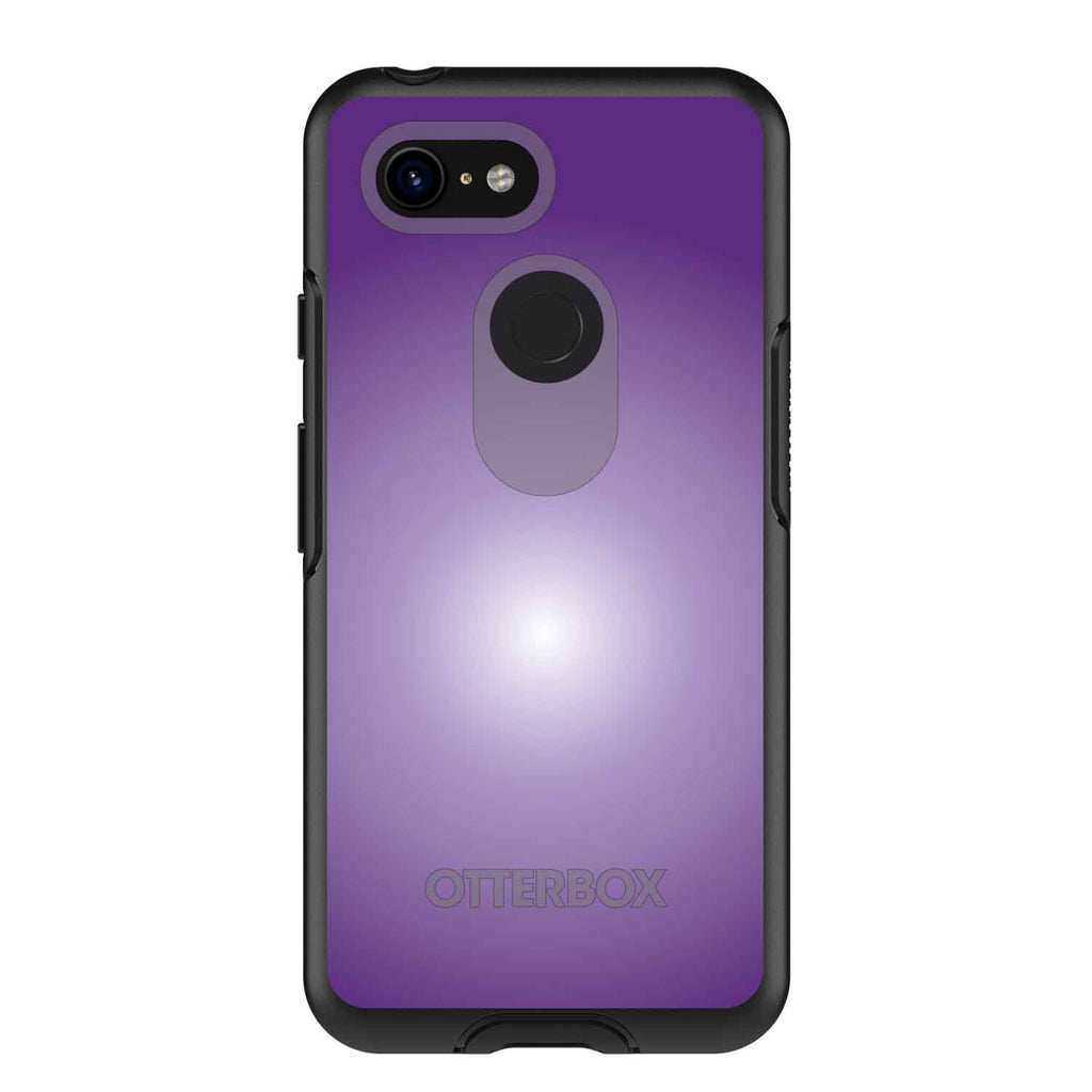 Purple White Gradient Burst OtterBox Symmetry Case for iPhone & Galaxy, view 15