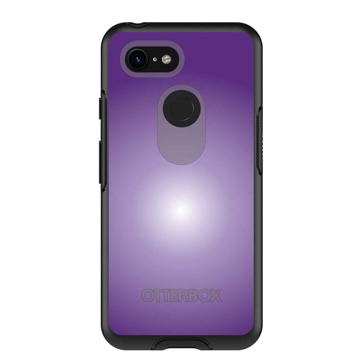 Purple White Gradient Burst OtterBox Symmetry Case for iPhone & Galaxy, view 15