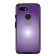 DistinctInk™ OtterBox Symmetry Series Case for Apple iPhone / Samsung Galaxy / Google Pixel - Purple White Gradient Burst