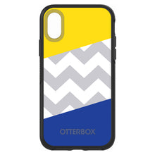 Blue Yellow Block Grey Chevron OtterBox Symmetry Case for iPhone & Galaxy