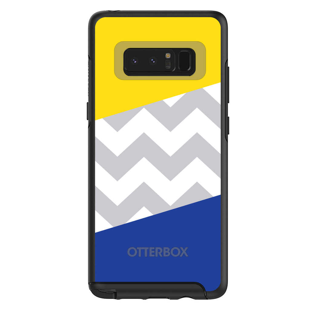 Blue Yellow Block Grey Chevron OtterBox Symmetry Case for iPhone & Galaxy, view 14