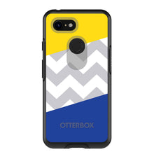 Blue Yellow Block Grey Chevron OtterBox Symmetry Case for iPhone & Galaxy
