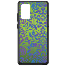 DistinctInk™ OtterBox Symmetry Series Case for Apple iPhone / Samsung Galaxy / Google Pixel - Green Purple Blue Floral Pattern