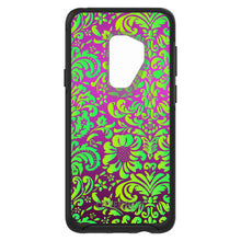 DistinctInk™ OtterBox Symmetry Series Case for Apple iPhone / Samsung Galaxy / Google Pixel - Purple Green Floral Pattern