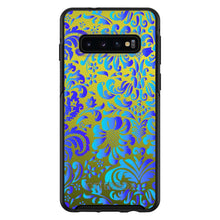 DistinctInk™ OtterBox Symmetry Series Case for Apple iPhone / Samsung Galaxy / Google Pixel - Green Blue Teal Floral Pattern