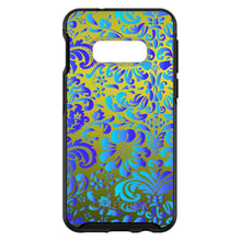 DistinctInk™ OtterBox Symmetry Series Case for Apple iPhone / Samsung Galaxy / Google Pixel - Green Blue Teal Floral Pattern