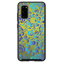 DistinctInk™ OtterBox Symmetry Series Case for Apple iPhone / Samsung Galaxy / Google Pixel - Green Blue Teal Floral Pattern