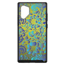 DistinctInk™ OtterBox Symmetry Series Case for Apple iPhone / Samsung Galaxy / Google Pixel - Green Blue Teal Floral Pattern